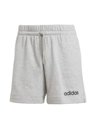 Short Gris Femme Adidas Linear French Terry 3