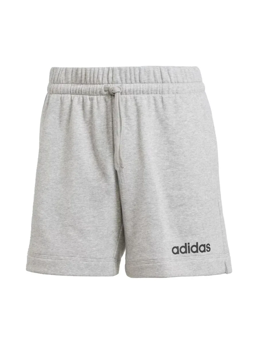 Short Gris Femme Adidas Linear French Terry 4