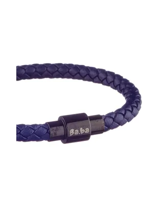 Bracelet Ourcq bleu - cuir 3