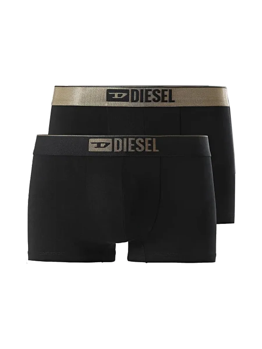 x2 Boxers Noir/Doré Homme Diesel Damien 2