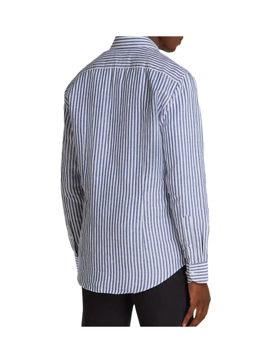 Chemise Bleu/Blanche Homme Tommy Hilfiger Cl Bengal 3
