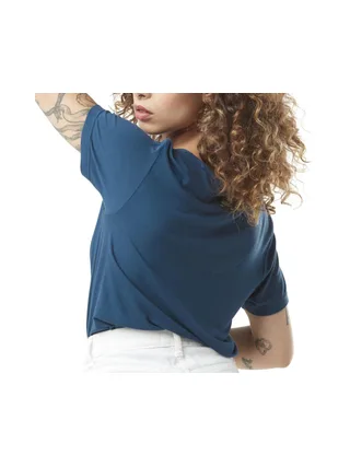 T-shirt Bleu Femme Von Dutch Slub M 2