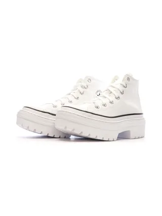 Baskets Blanches Femme Converse All Star Lugged A10364C 6