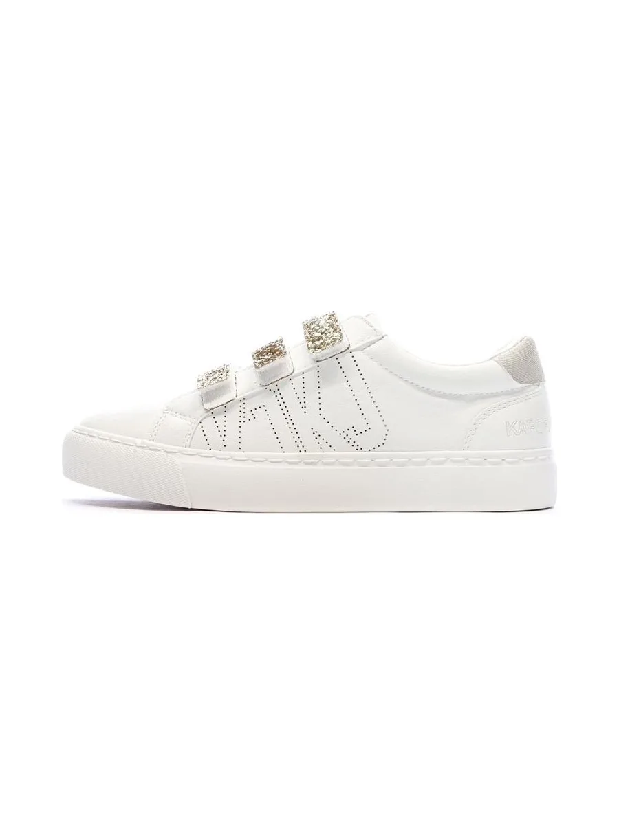 Baskets Blanche/Doré Femme Kaporal Tippyk 2