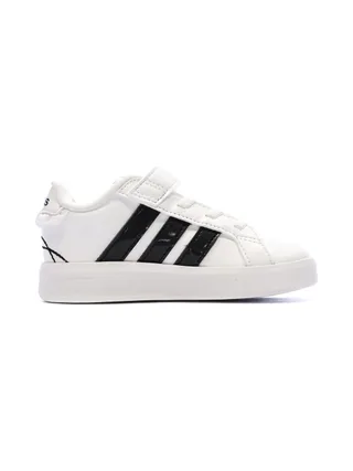 Baskets Blanche/Noir Fille Adidas Grand Court 3.0 Girls 2