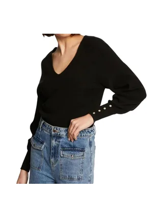 Pull Noir Femme Morgan MPANDA 1