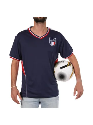 France Maillot Supporter Marine Mixte Sport Zone 1