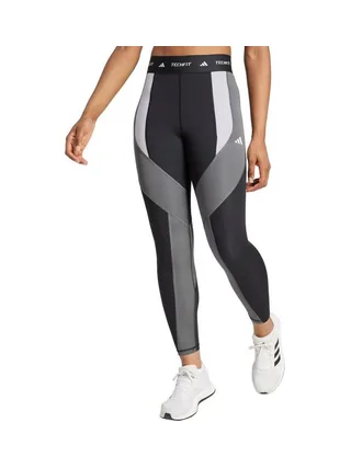 Legging Gris/Noir Femme Adidas 7/8 L 1