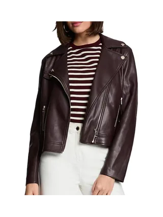 Veste Perfecto Bordeaux Femme Morgan GEFF 1