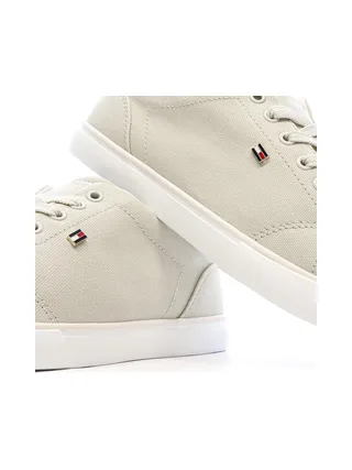Baskets Beige Femme Tommy Hilfiger Th Low Profile 7