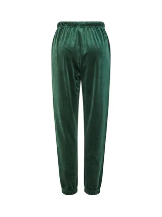Jogging Velours Vert Femme Pieces Pcsilli 2