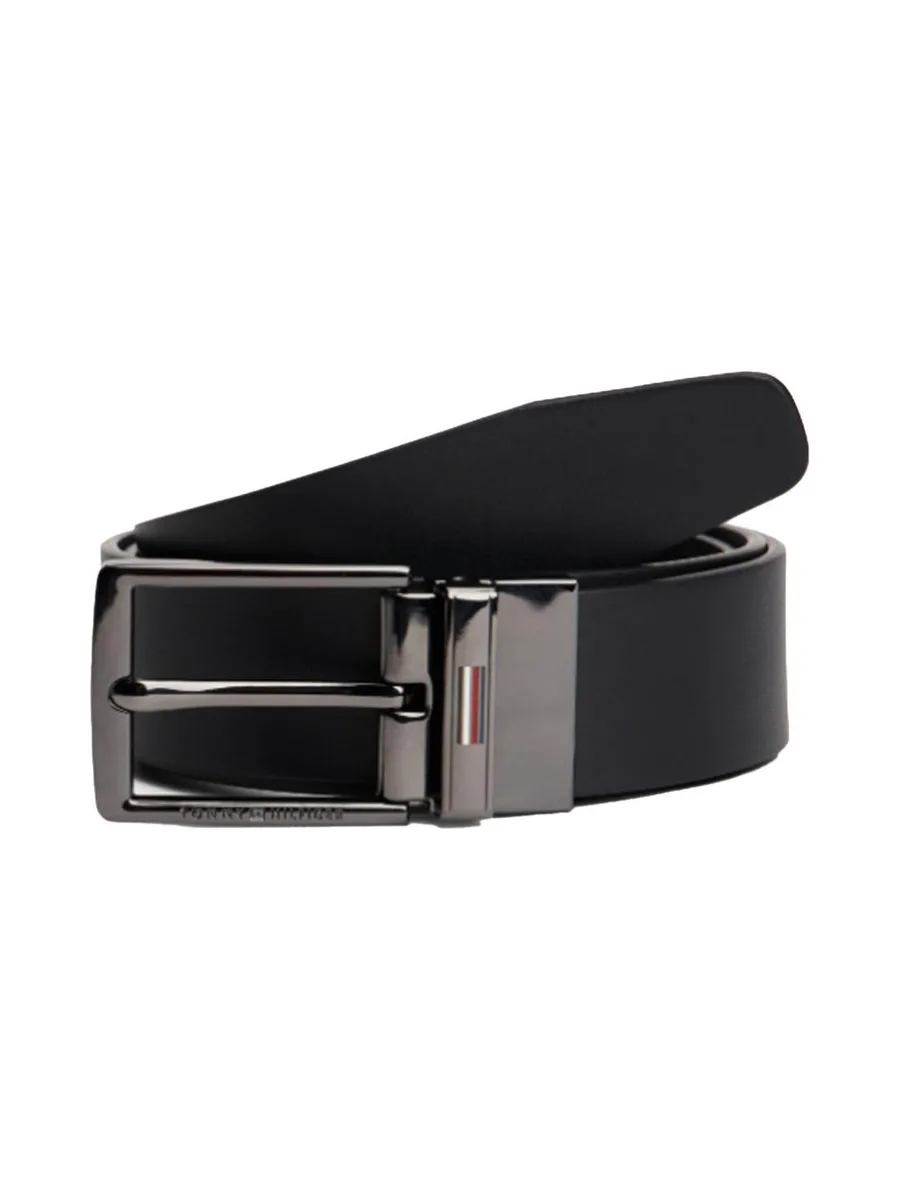 Coffret cadeau ceinture réversible Noir Homme Tommy Hilfiger Business - T 1