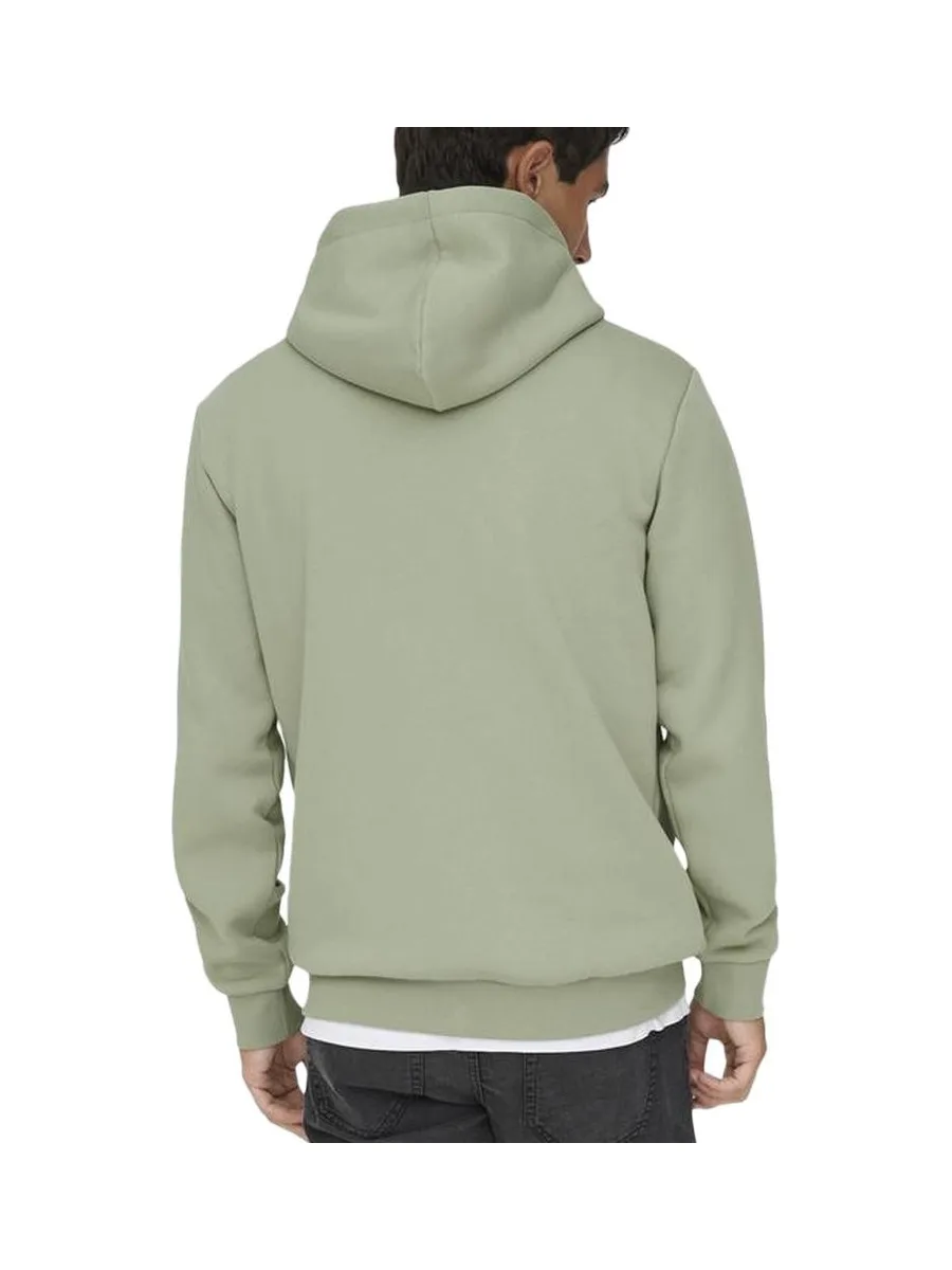 Sweat à Capuche Vert Moyen Homme Only & Sons Ceres 3