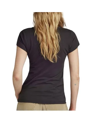 T-shirt Noir Femme G-Star Raw D24714 2
