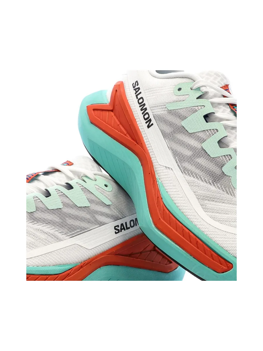 Chaussures de randonnées Blanches/Rouges/Turquoises Homme Salomon Bliss 2 8