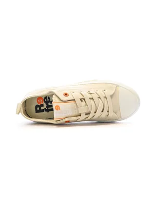 Baskets Basses Beige Femme Refresh Lona 4