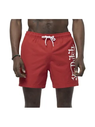 Maillot de bain Rouge/Blanc Homme Von Dutch MICK 1