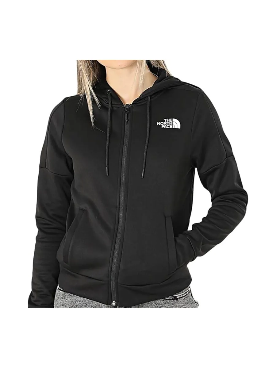Sweat Zippé Noir Femme The North Face Reaxion 2