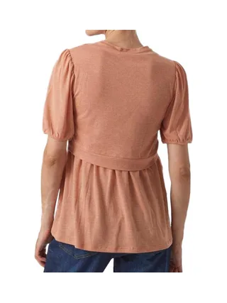 Top de Grossesse Terracotta Femme Mamalicious Anabella 2