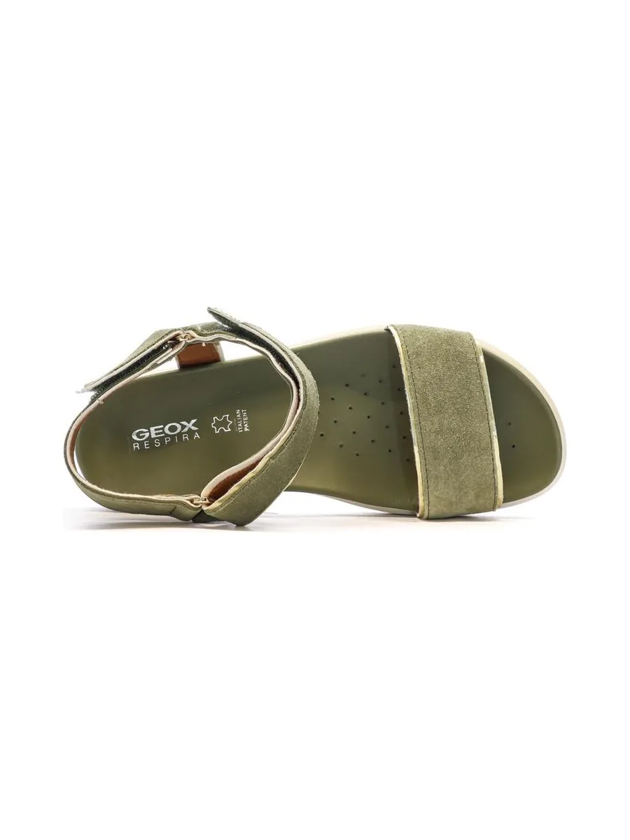 Sandales Kaki Femme Geox Xand 4