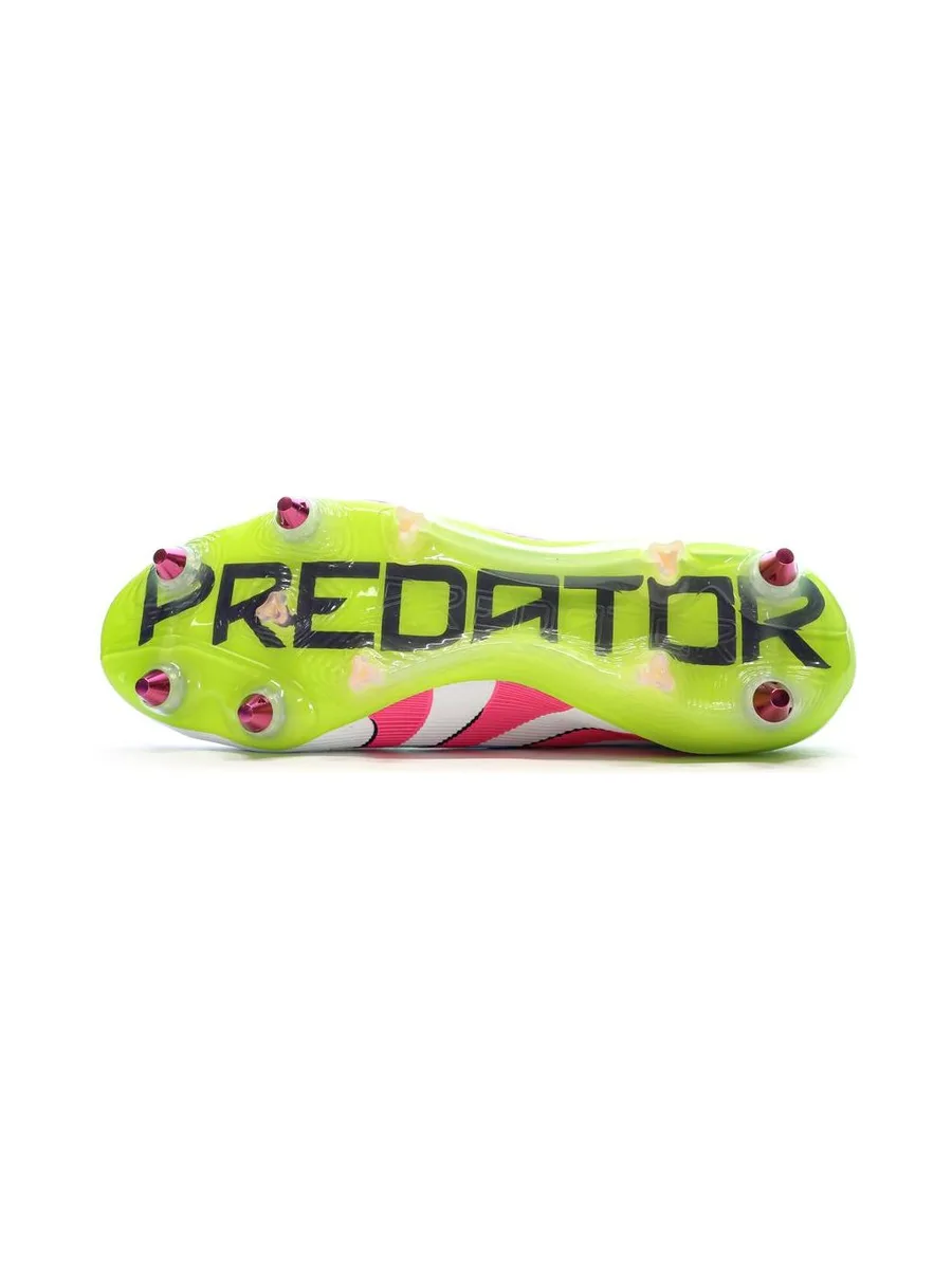 Chaussures de Foot Blanc/Rose Homme Adidas Adidas Predator Elite SG 5