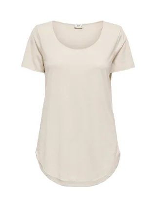 T-Shirt Beige Femme JDY Linette 1