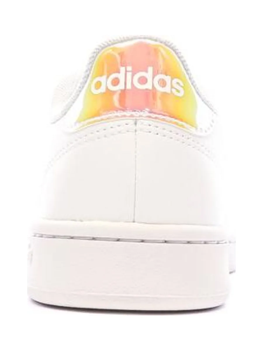 Baskets Blanc/Rose Femme Adidas Advantage IF6116 3