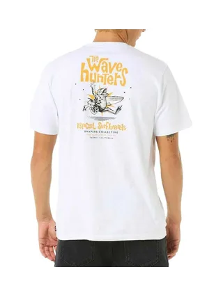 T-Shirt Blanc Homme Rip Curl Shaper Address 2