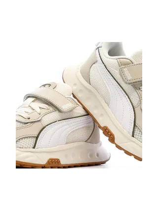 Baskets Beige/Blanches Garçon Puma Wild 7