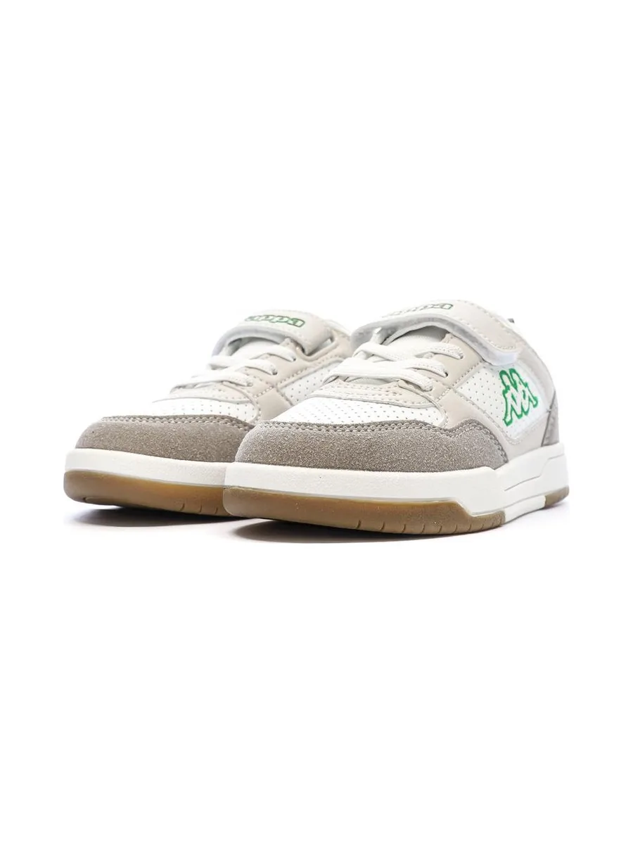 Baskets Blanches/Grises/Vertes Garçon Kappa Manis 7