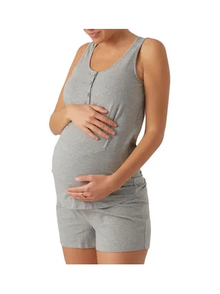 Pyjama Gris Femme Mamalicious Helene 1