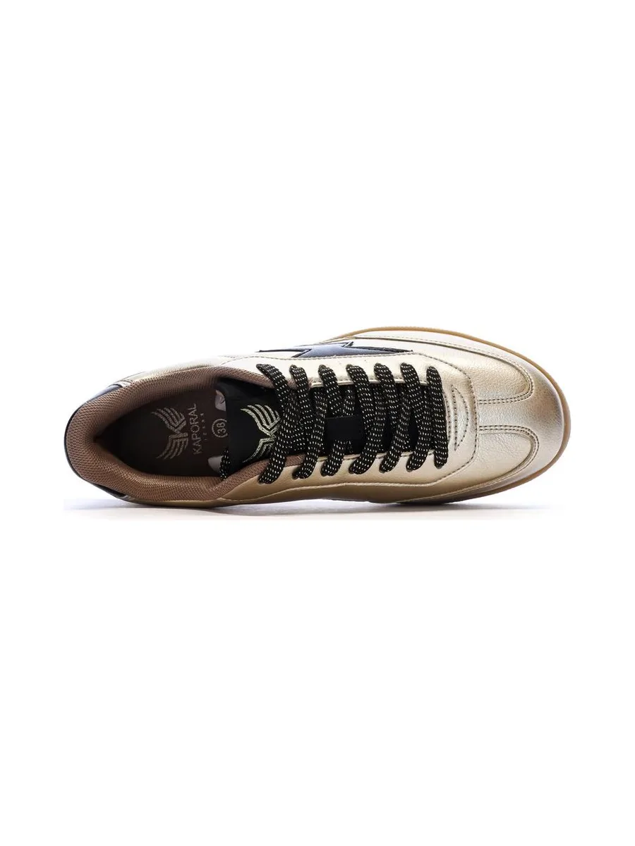 Baskets Doré Femme Kaporal Seven 5