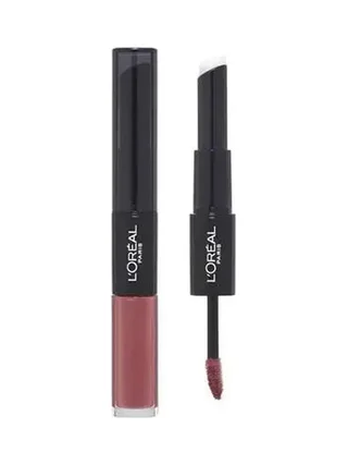 Rouge à Lèvres Longue Tenue Infaillible 24H Duo L'Oréal Paris 312 Incessant 2