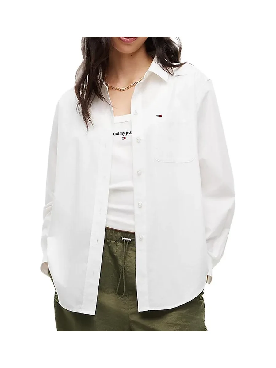 Chemise Blanche Femme Tommy Hilfiger Essential Sh 2