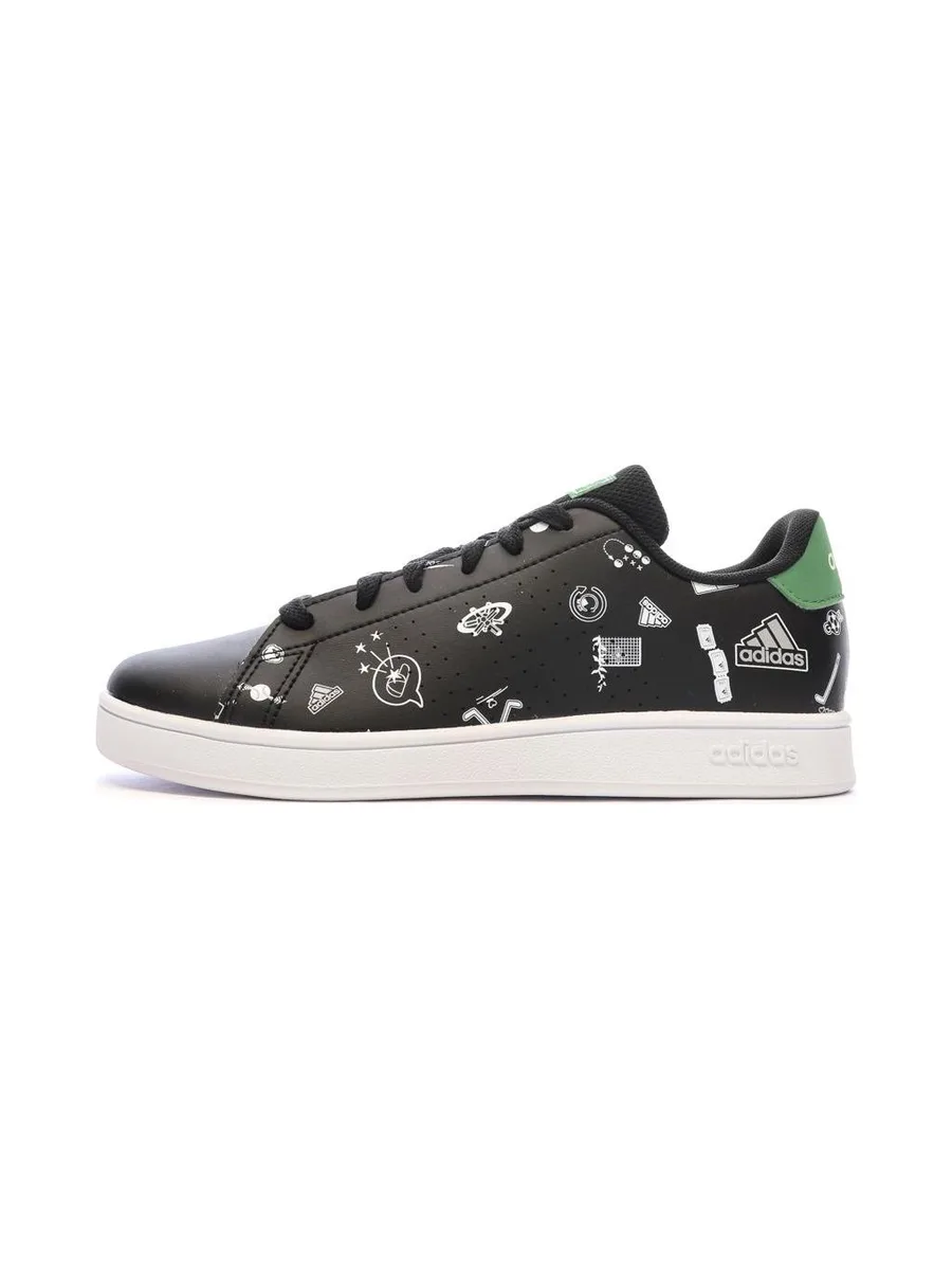 Baskets Noires Junior Adidas Advantage ID8407 2