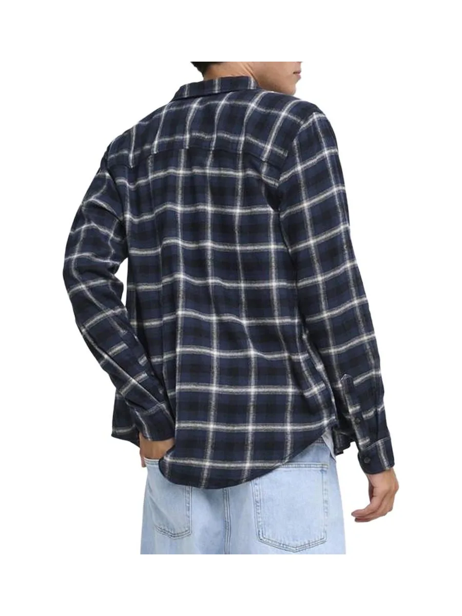 Chemise à carreaux Bleu Marine Homme Jack & Jones Flannel 3