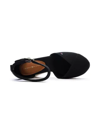 Sandales Noires Femme Tommy Hilfiger Wedges 4