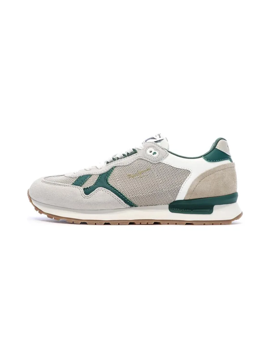 Baskets Grises/Vertes Homme Pepe jeans Brit Retro 2