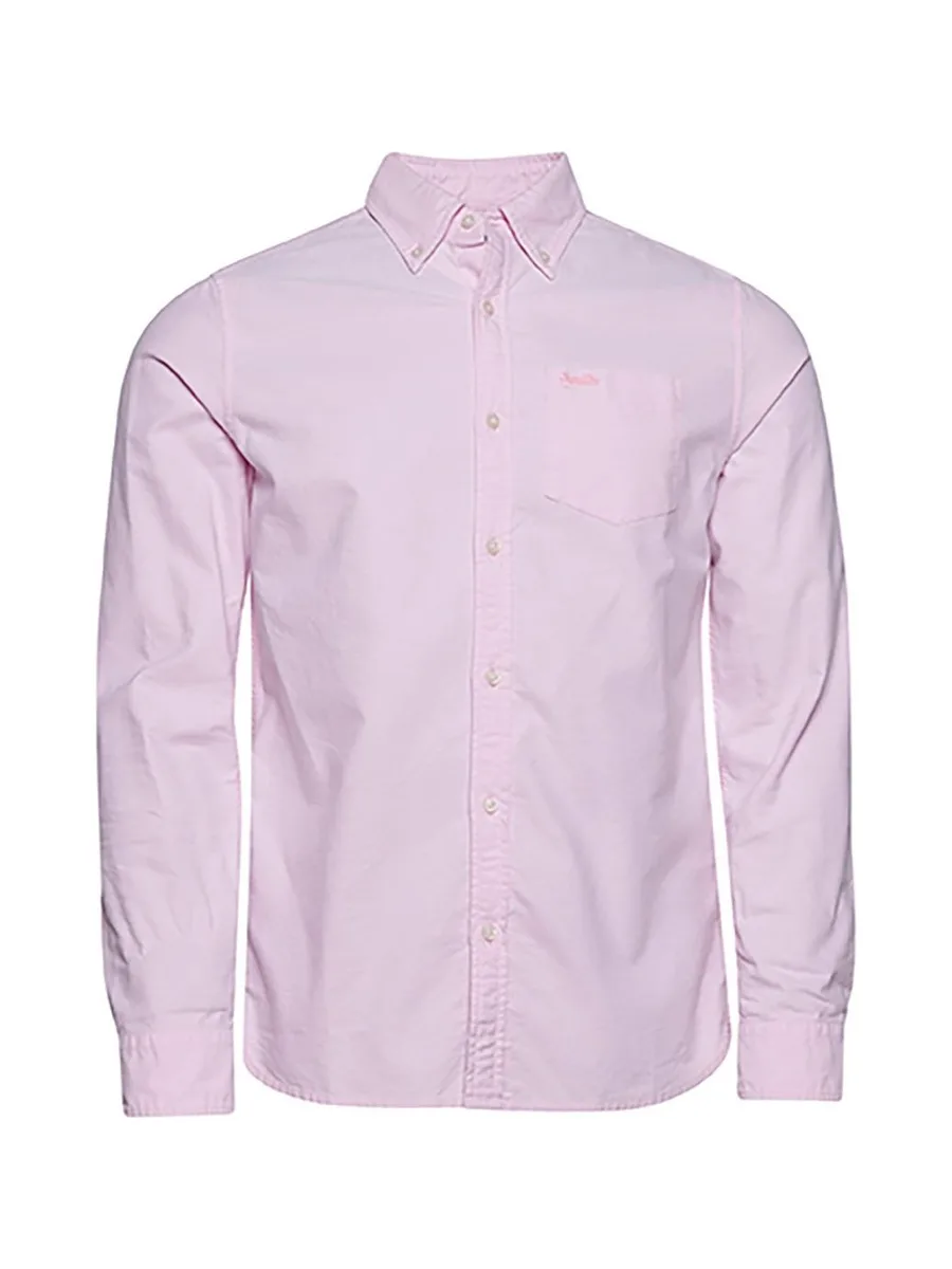 Chemise Oxford à manches longues en coton SUPERDRY 14