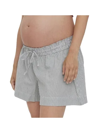 Short de Grossesse Blanc/Vert Femme Vero Moda Marternity Simla 1