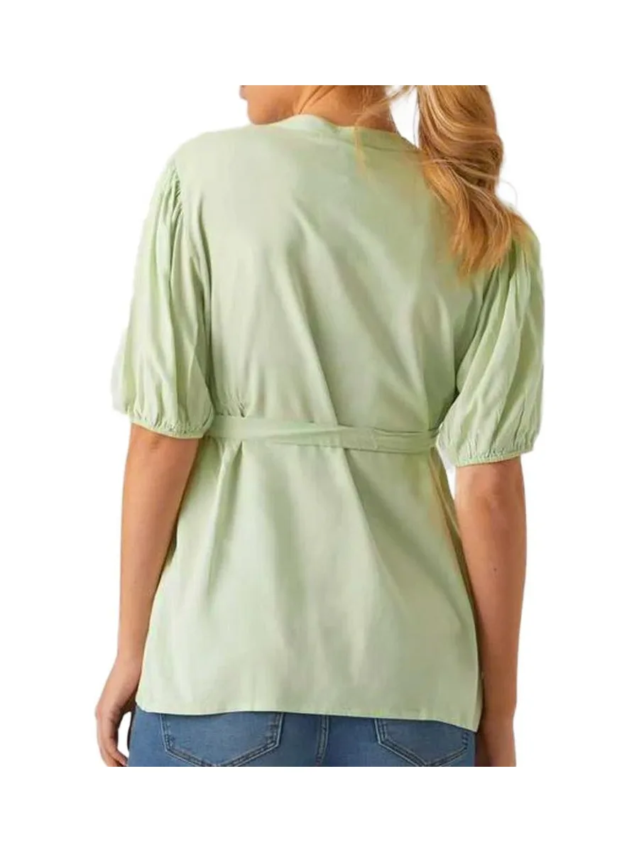 Blouse de Grossesse Verte Femme Mamalicious Mercy Lia 3