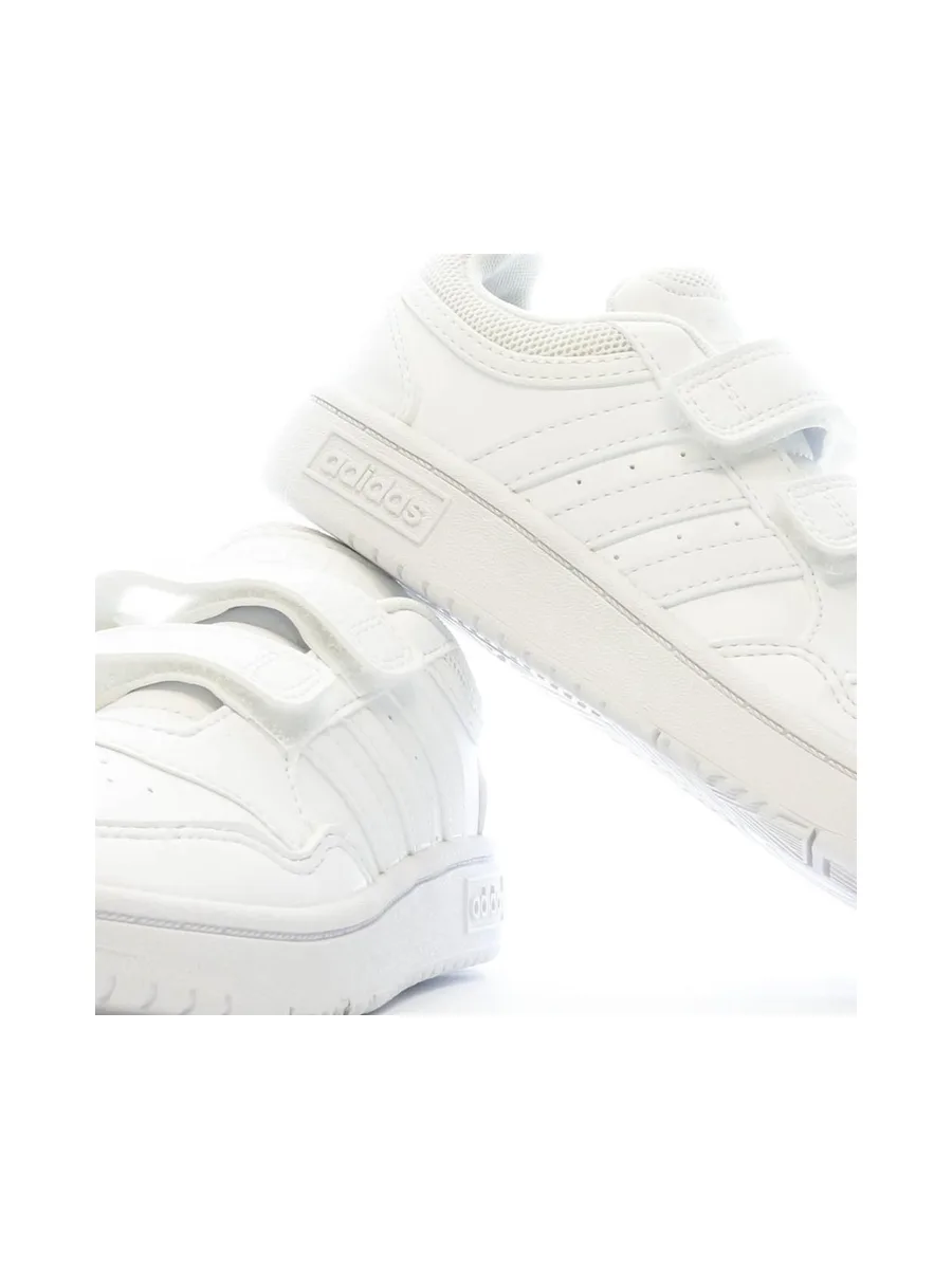 Baskets Blanches Garçon Adidas Hoops 8