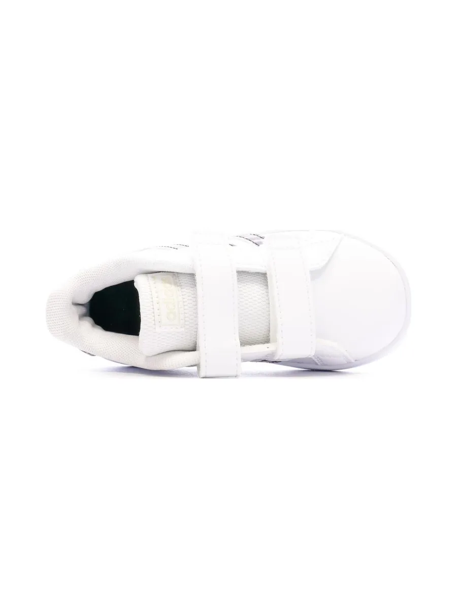 Baskets Blanche Garçon Adidas Grand Court Cf I 4