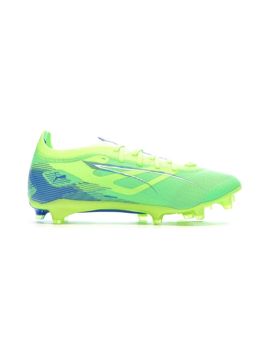 Chaussures de Foot Vertes Homme Puma Ultra 5 Match FG/AG 3