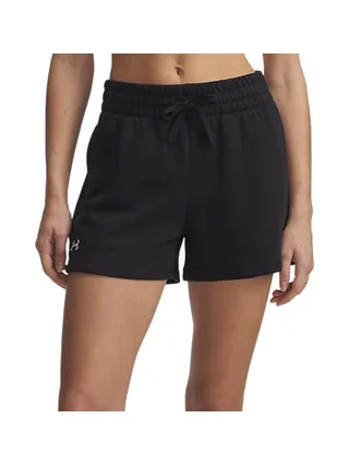 Short Noir Femme Under Armour Rival Fleece 1