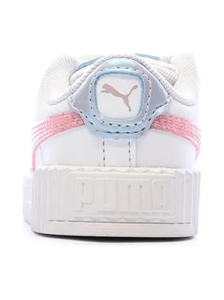 Baskets Blanche Fille Puma Carina 3.0 Blurry Dr 5
