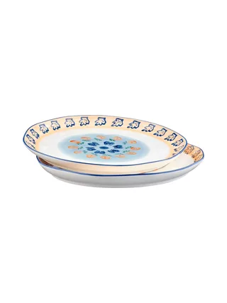 Plateau de service NAPOLI Ø30cm - 2 pièces - Agrume 3