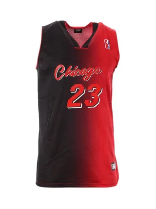 Chicago Maillot Rouge/Noir Homme Sport Zone Tank 23 1