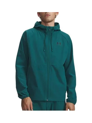 Veste de Pluie Verte Bleuté Homme Under Armour Ua Stretch 1