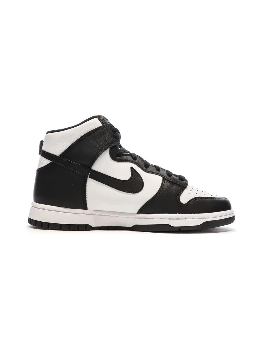Baskets Blanches/Noires Homme Nike Dunk Hi 3
